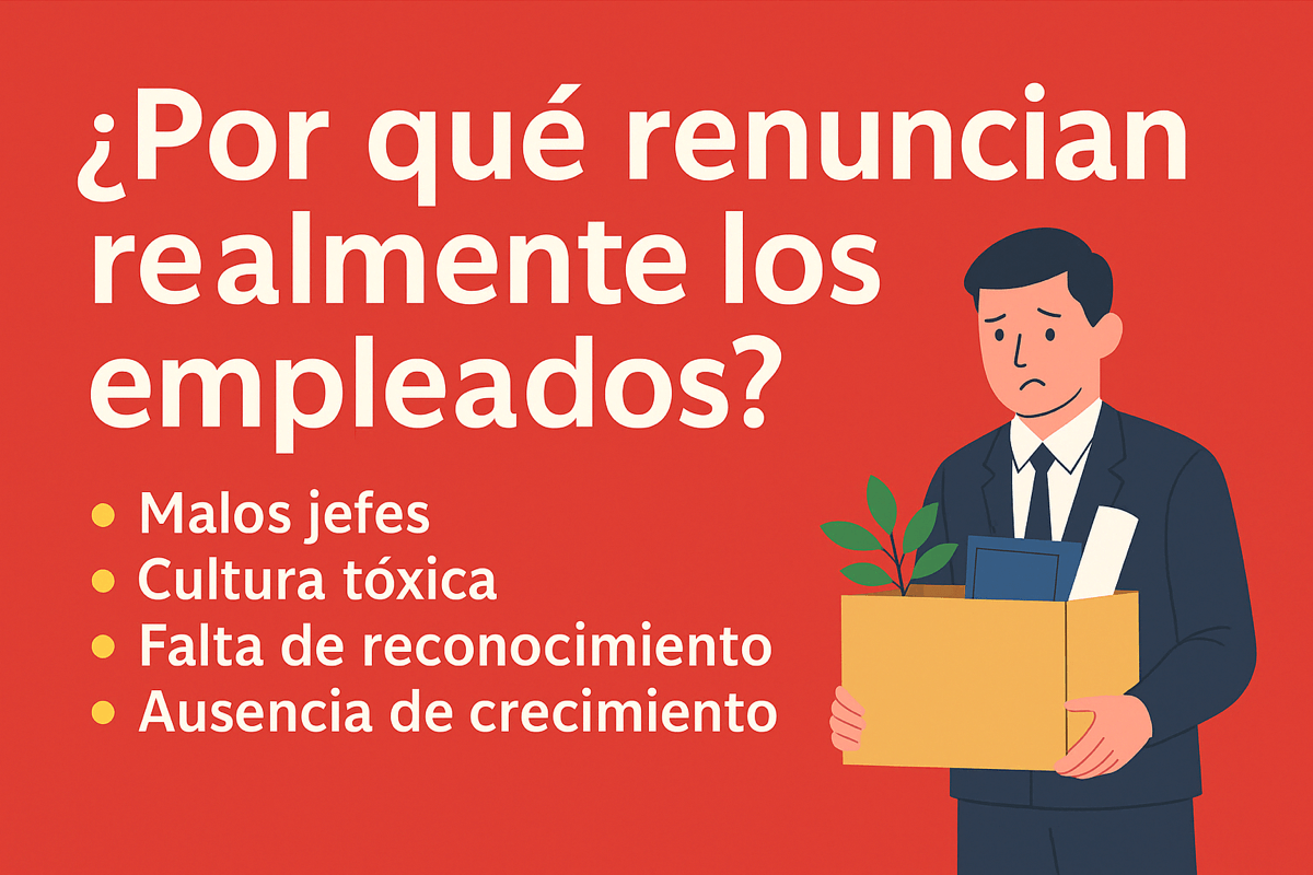 Las personas no renuncian a su trabajo: renuncian al entorno