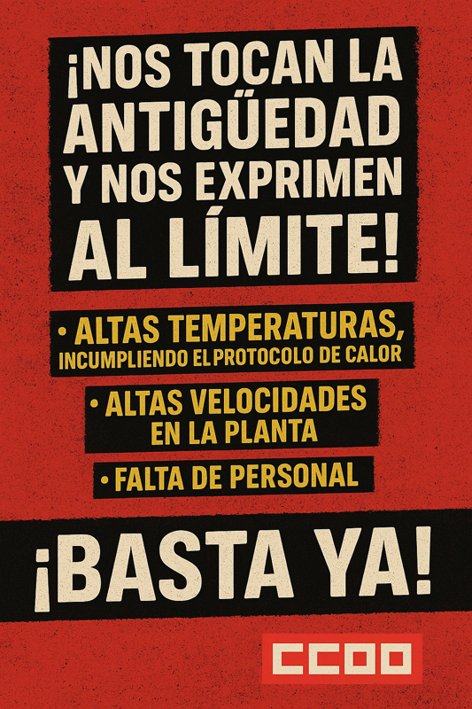 ¡Nos tocan la antigüedad y nos exprimen al límite!