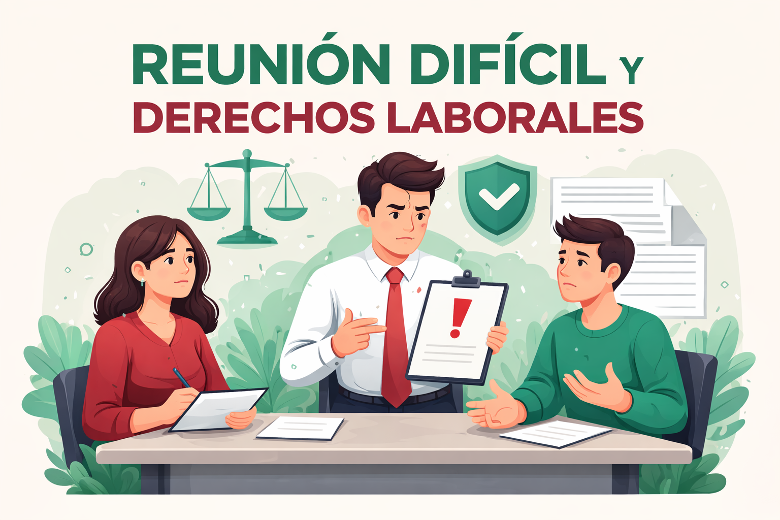 Reunion difícil y Derechos Laborales